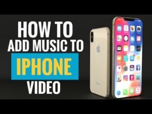 how to add music to video on iPhone